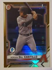 Adrian Del Castillo [Gold Foil] #BD-108 Baseball Cards 2021 Bowman Draft 1st Edition Prices