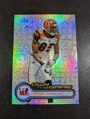 Chad Johnson [Refractor] #OTG11 Football Cards 2006 Topps Chrome Own the Game Prices
