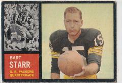 Bart Starr Football Cards 1962 Topps Prices