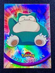 Snorlax [Rainbow Foil] #143 Pokemon 2000 Topps TV Prices