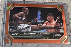 Themba Gorimbo [Orange Refractor] #CRA-TGO Ufc Cards 2024 Topps Chrome UFC Rookie Autograph Prices