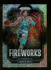 LaMelo Ball [Mojo] #1 Basketball Cards 2022 Panini Prizm Fireworks Prices