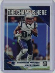 Cordarrelle Patterson Football Cards 2019 Donruss Optic The Champ is Here Prices