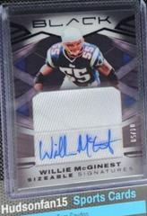 Willie McGinest Football Cards 2022 Panini Black Sizeable Signatures Jersey Prices
