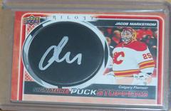 Jacob Markstrom #SPU-JM Hockey Cards 2022 Upper Deck Trilogy Signature Puckstoppers Prices