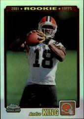 Andre King [Rookie Refractor] #315 Football Cards 2001 Topps Chrome Prices