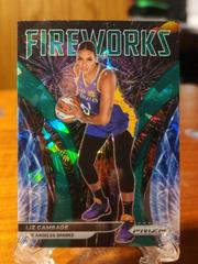Liz Cambage [Green Ice] #3 Basketball Cards 2022 Panini Prizm WNBA Fireworks Prices