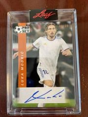 Luka Modric [Orange] Soccer Cards 2022 Pro Set Autographs Prices