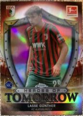 Lasse Gunther Soccer Cards 2021 Topps Chrome Bundesliga Heroes of Tomorrow Prices