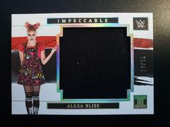 Alexa Bliss #JM-AXB Wrestling Cards 2022 Panini Impeccable WWE Jumbo Materials Prices