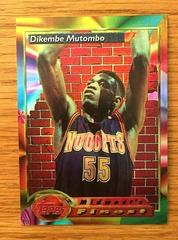 Dikembe Mutombo [Refractor] Basketball Cards 1993 Finest Prices