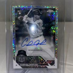 Gabriel Moreno [Black White Mini Diamond] #AC-GM Baseball Cards 2023 Topps Chrome Update Autographs Prices