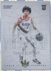 Shaedon Sharpe #2 Basketball Cards 2022 Panini Court Kings Works in Progress Prices