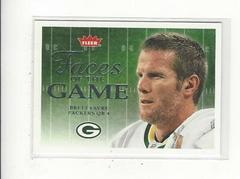 Brett Favre #FGBF Football Cards 2006 Fleer Faces of the Game Prices