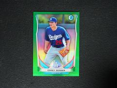 Corey Seager [Green Refractor] #278 Baseball Cards 2014 Bowman Chrome Mini Prices