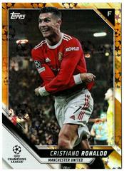 Cristiano Ronaldo [Gold Starball] #100 Soccer Cards 2021 Topps UEFA Champions League Prices