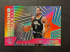 Kawhi Leonard [Pink] #5 Basketball Cards 2020 Panini Illusions Shining Stars Prices