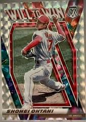 Shohei Ohtani [Silver Mosaic] Baseball Cards 2021 Panini Mosaic Will to Win Prices