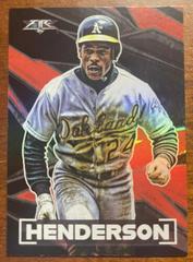 Rickey Henderson [Onyx] #191 Baseball Cards 2021 Topps Fire Prices
