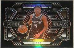 De'Aaron Fox Basketball Cards 2021 Panini Obsidian Pitch Black Prices