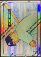 1951 Bowman Reprint [Refractor,w/ Coating] Baseball Cards 1996 Topps Mantle Finest Prices