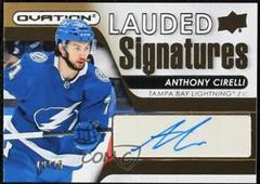 Anthony Cirelli [Gold] #LS-AC Hockey Cards 2021 Upper Deck Ovation Lauded Signatures Prices
