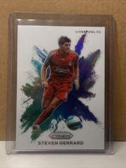 Steven Gerrard #30 Soccer Cards 2023 Panini Prizm Premier League Color Blast Prices