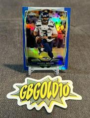 Russell Wilson [Hands at Waist Blue Refractor] #102 Football Cards 2014 Topps Chrome Prices