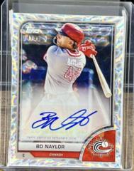 Bo Naylor [Cracked Ice] #AV-BN Baseball Cards 2023 Topps World Classic Autographs Prices