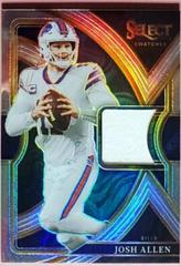 Josh Allen #SS-1 Football Cards 2022 Panini Select Swatches Prizm Prices