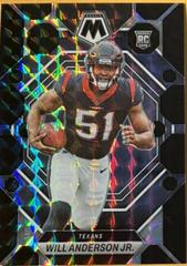Will Anderson Jr. [Black] #376 Football Cards 2023 Panini Mosaic Prices