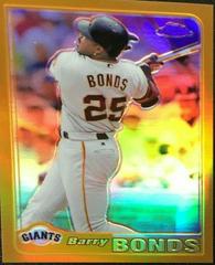 Barry Bonds [Retrofractor] #344 Baseball Cards 2001 Topps Chrome Prices