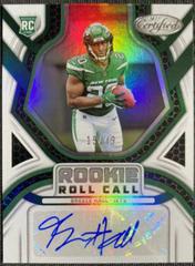 Breece Hall Football Cards 2022 Panini Certified Rookie Roll Call Signatures Prices