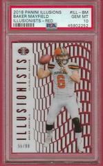 Baker Mayfield [Red] Football Cards 2018 Panini Illusions Illusionists Prices