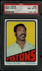Fred Foster Basketball Cards 1972 Topps Prices