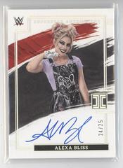 Alexa Bliss [Holo Silver] #SA-ABS Wrestling Cards 2022 Panini Impeccable WWE Superstar Autographs Prices