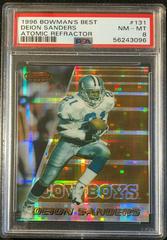 Deion Sanders [Atomic Refractor] #131 Football Cards 1996 Bowman's Best Prices