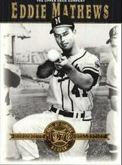 Eddie Mathews Baseball Cards 2001 Upper Deck Hall of Famers Prices