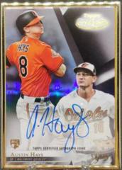 Austin Hays [Black] Baseball Cards 2018 Topps Gold Label Framed Autograph Prices