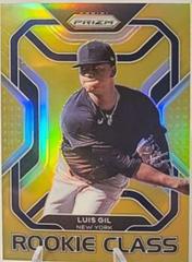 Luis Gil [Gold Prizm] #RC-22 Baseball Cards 2022 Panini Prizm Rookie Class Prices
