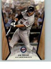 Jim Thome #9 Baseball Cards 2017 Topps on Demand 600 Home Run Club Prices