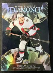 Ridly Greig #DG-RG Hockey Cards 2023 Upper Deck Black Diamond Gallery Prices
