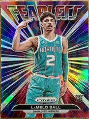 LaMelo Ball [Silver Prizm] Basketball Cards 2021 Panini Prizm Fearless Prices