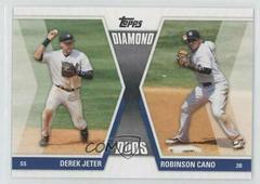 Derek Jeter, Robinson Cano #DD-JC Baseball Cards 2011 Topps Diamond Duos Prices