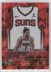 Devin Booker [Red Cracked Ice] #17 Basketball Cards 2022 Panini Contenders Optic Uniformity Prices