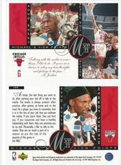 Michael Jordan #VP9 Basketball Cards 1996 Upper Deck Jordan's Viewpoints Prices