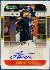 Luis Garcia [Auto] #87S-LVG Baseball Cards 2021 Panini Donruss Optic Retro 1987 Signatures Prices