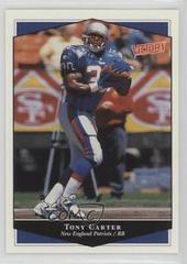 Tony Carter Football Cards 1999 Upper Deck Victory Prices