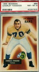 Charley Toogood #89 Football Cards 1955 Bowman Prices