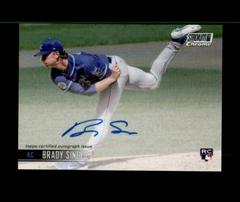 Brady Singer [Shimmer Refractor] #SCCBA-BS Baseball Cards 2021 Stadium Club Chrome Autographs Prices